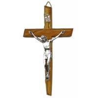 Kruisbeeld - 13 cm - Olijvenhout 