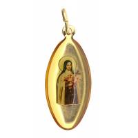 Médaille - Ste Thérèse - Métal Doré