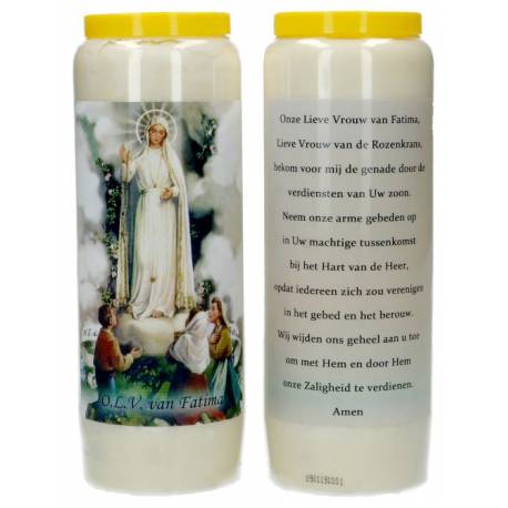 Neuvaine / blanc / apparition Fatima / prière NL
