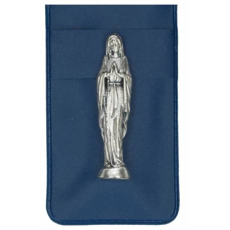 Etui 6 X 3.5 cm / Statue 4 cm Lourdes