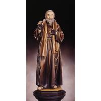 Houtsnijwerk Padre Pio 30 Cm 