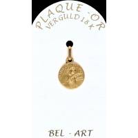 Médaille plaqué-or - Ste Rita - 11 mm