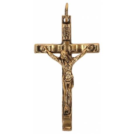 Croix métal doré - 40 X 23 mm