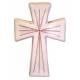 Croix Céramique - 16 X 10.5 cm - Blanc