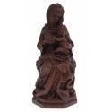 Statue 17 cm - Vierge + Enfant / Ton Bois