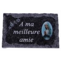 Plaque Cimetiere A Ma Meilleure Amie 9x14