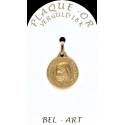 Medaille plaqué-goud - H Clara - 15 mm 