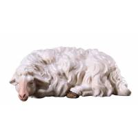 Mouton Dormant : crèche de Noël en bois Ulrich 15 cm