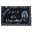 Plaque Cimetiere A Mon Fils Bien-Aime 9x14 