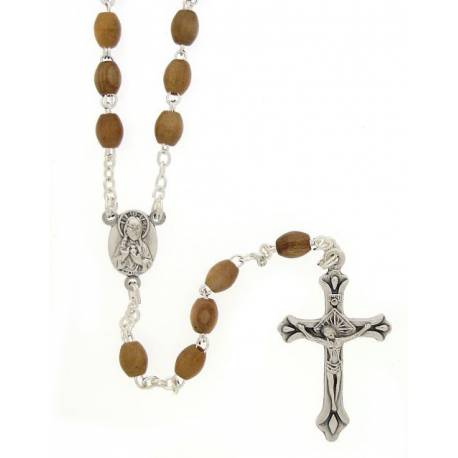 Chapelet - Bois d'olivier - Indécrochable