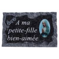 Plaque Cimetiere A Ma Petite-Fille Bien-Aimee 9x14