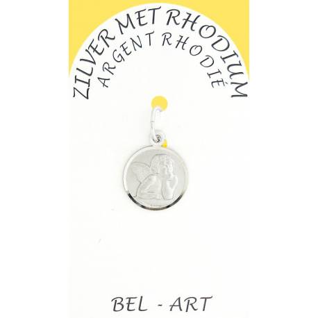 Medaille Zilver Engel 12 Mm 