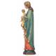 Bois sculpté Vierge et enfant - 20 cm polychrome