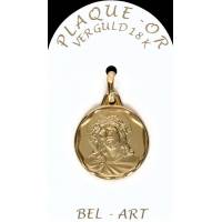 Medaille plaqué-goud - Ecce Homo - 20 mm 