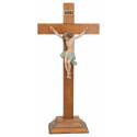 Christus A/breitem Kreuz 10cm Bemalt