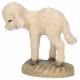 Bois Sculpte Mouton Debout pour personnages de crèche de 15 cm