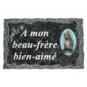 Plaque Cimetiere A Mon Beau-Frere Bien-Aime 9x14
