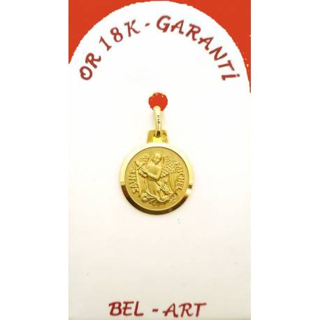 Médaille Or 18 Crts - St Michel - 13 mm