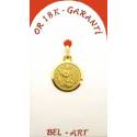 Medaille Goud 18 Krt - H Michael - 13 mm 