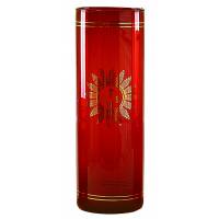 Verre rouge pour Lampe de Sanctuaire 22.5 x 7.5 cm