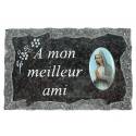 Plaque Cimetiere A Mon Meilleur Ami 9x14