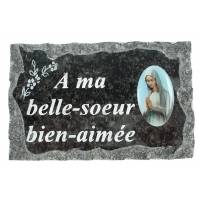Plaque Cimetiere A Ma Belle-Soeur Bien-Aimee 9x14