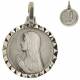 Medaille Lourdes - 16 mm - Metaal Verzilverd 