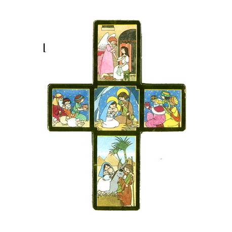 Croix Berceau - 11 X 8 cm - Nativité