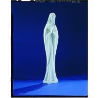 Vierge moderne - 66 cm - "Marbre" Blanc 