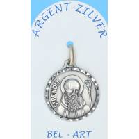 Médaille Argent St Benoît 23 mm
