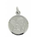 Medaille Engel - 12 mm - Metaal + Rhodium 