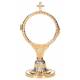 Ostensoir 17 Cm Diam 9 Cm - Laiton Dore