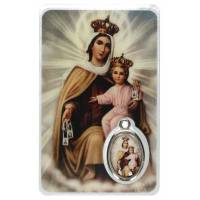 Carte-Méd-Prière - Vierge du Carmel - NL