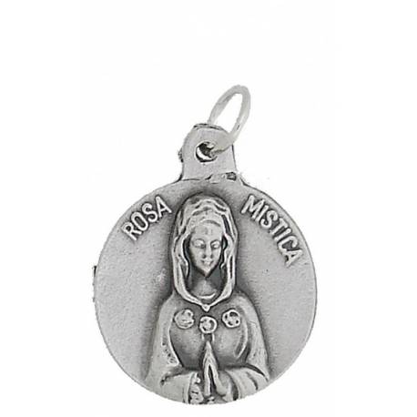 Médaille 17 mm - Rosa Mystica