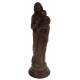 Statue 20 cm - Vierge et Enfant / Base Bois