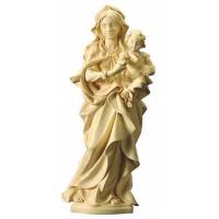 Statue en bois sculpté Notre Dame de la Route 20 cm bois patiné