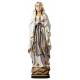 Houtsnijwerk beeld Onze Lieve Vrouw van Lourdes 18 cm gekleurd 