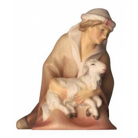 Herder/lam voor kerstfiguren van 16 cm Gekleurd 