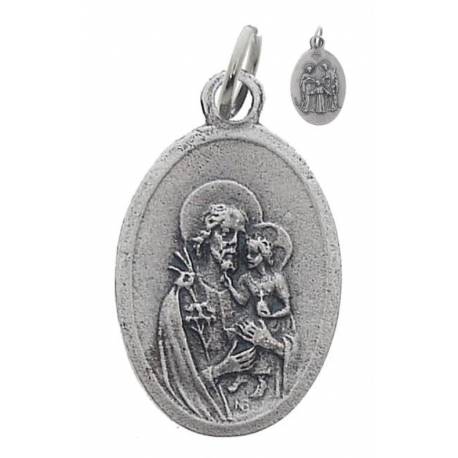 Médaille 22 mm Ov - St Joseph / Ste Famille
