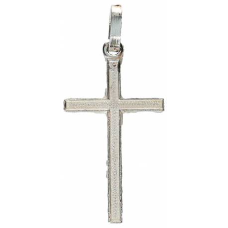 Croix métal argenté - 22 X 13 mm