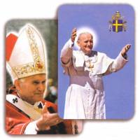 3d-Kaart 15x10cm Paus Johannes Paulus II 