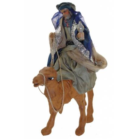 Santon Napolitain - 8 cm - Roi sur chameau