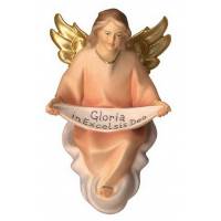 Houtsnijwerk Engel Gloria voor kerstfiguren van 16 cm / Gekleurd 