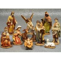 Personnages de crèche de Noël - 11 figurines de 15 cm