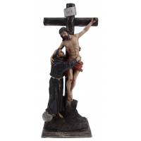 Statue 38 cm - St François/croix