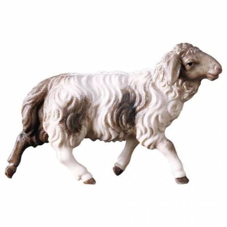Mouton tacheté : crèche de Noël en bois Ulrich 15 cm