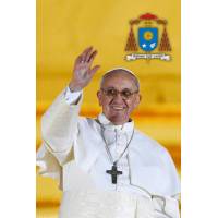 Postkaart - Paus Franciscus - 15 X 10 cm 