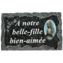 Plaque Cimetiere A Notre Belle-Fille Bien-Aimee 9X14