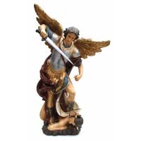 Statue 80 cm - St Michel (90 cm jusqu'aux ailes)