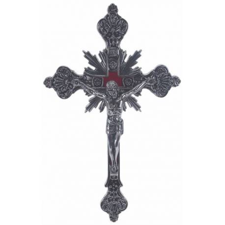 Kruisbeeld - 30 cm - Met Vernikkeld 